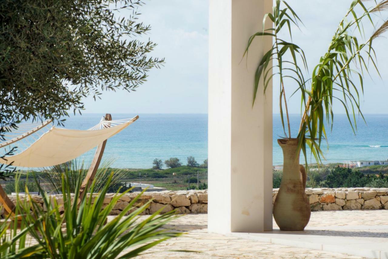 Le Gioie - Villa Macchia Mediterranea - Splendida Villa Vista Mare Immersa Nel Verde Torre Pali Exteriér fotografie