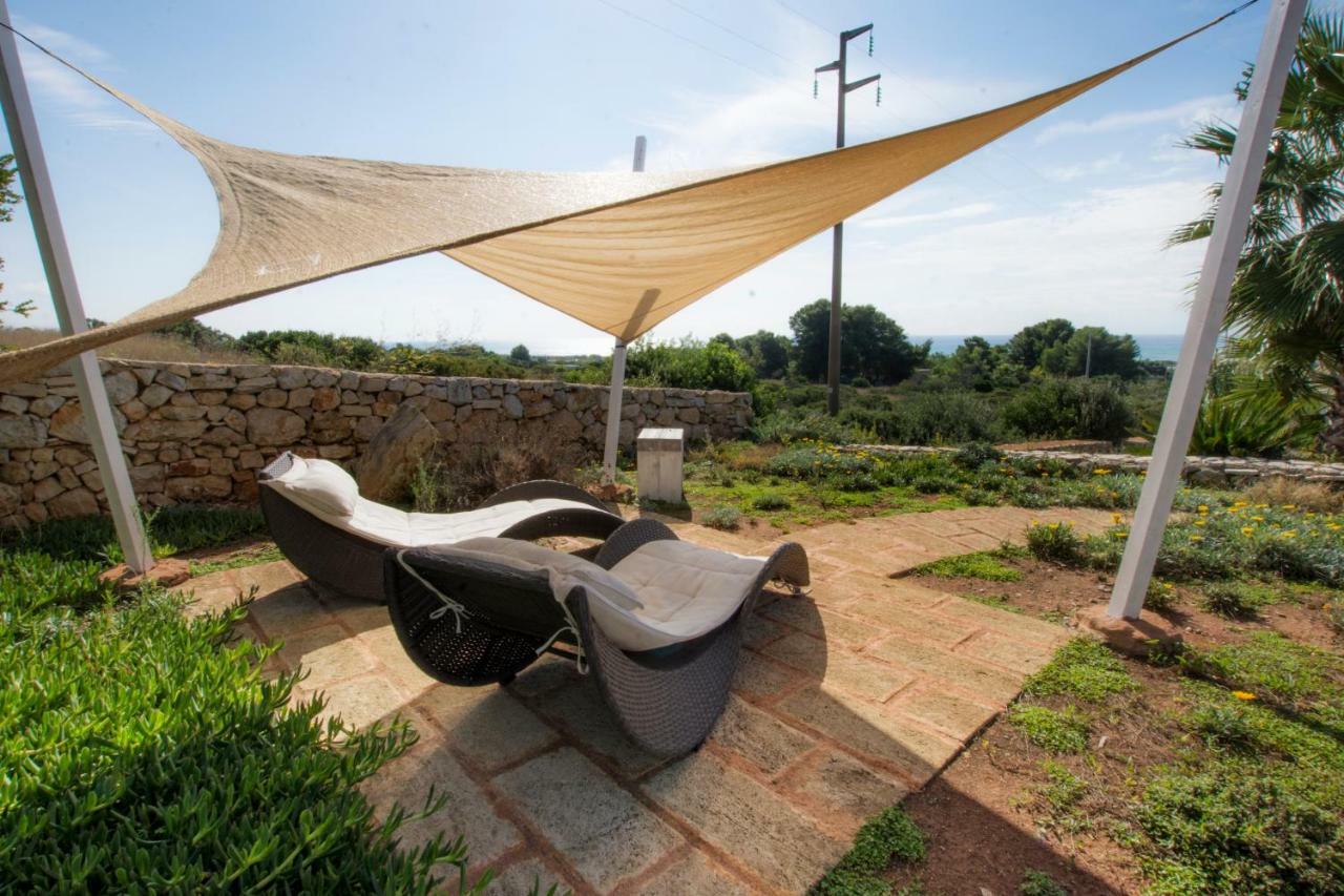 Le Gioie - Villa Macchia Mediterranea - Splendida Villa Vista Mare Immersa Nel Verde Torre Pali Exteriér fotografie