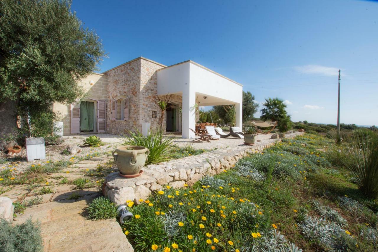 Le Gioie - Villa Macchia Mediterranea - Splendida Villa Vista Mare Immersa Nel Verde Torre Pali Exteriér fotografie
