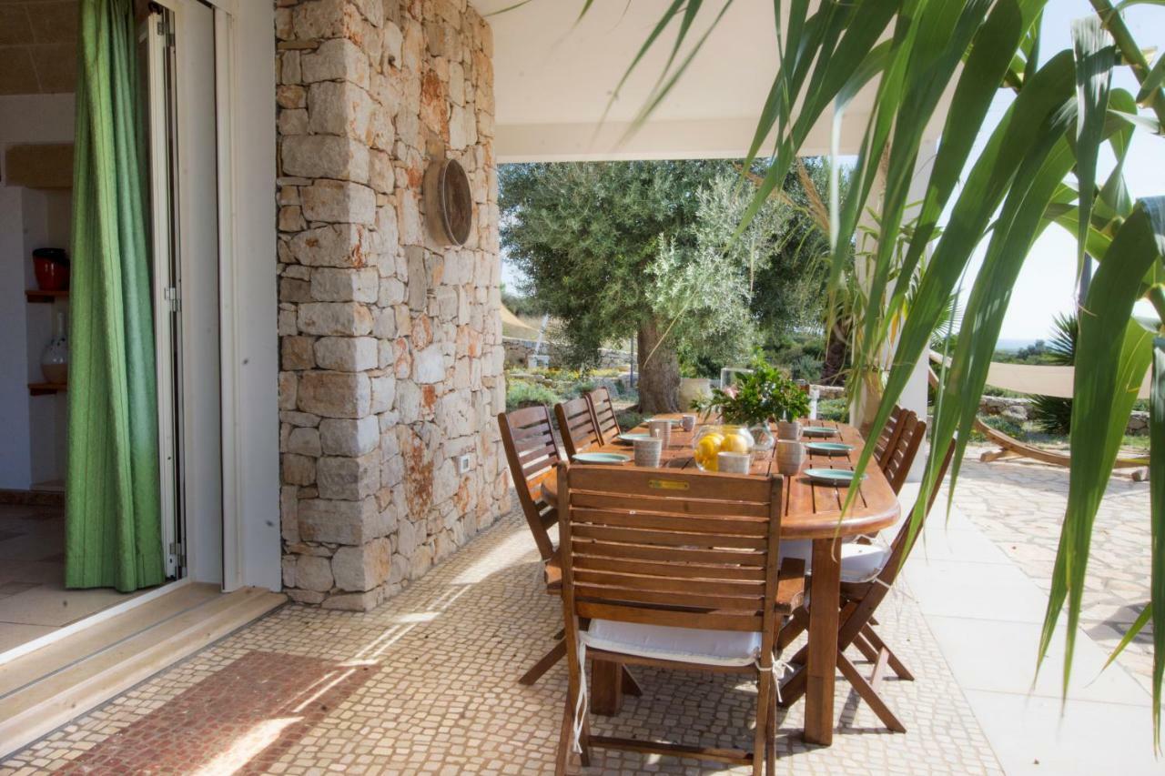 Le Gioie - Villa Macchia Mediterranea - Splendida Villa Vista Mare Immersa Nel Verde Torre Pali Exteriér fotografie